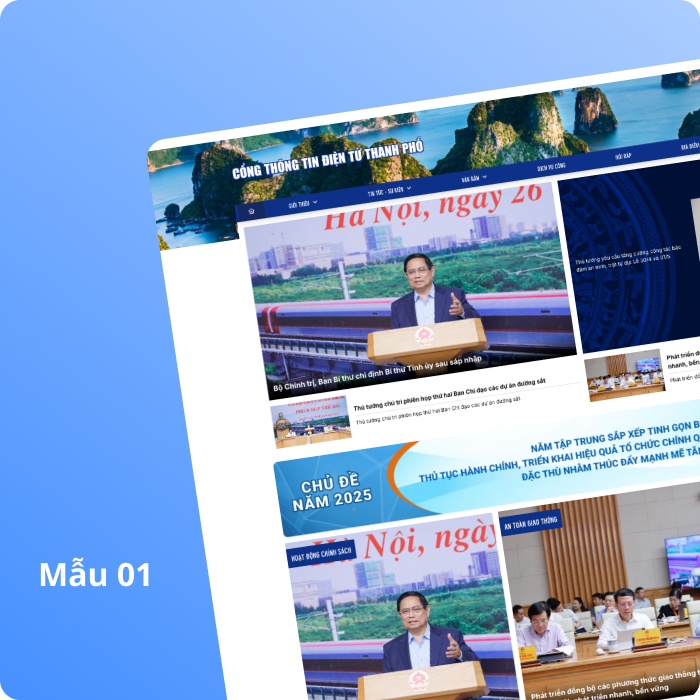 Theme Template Mẫu 01