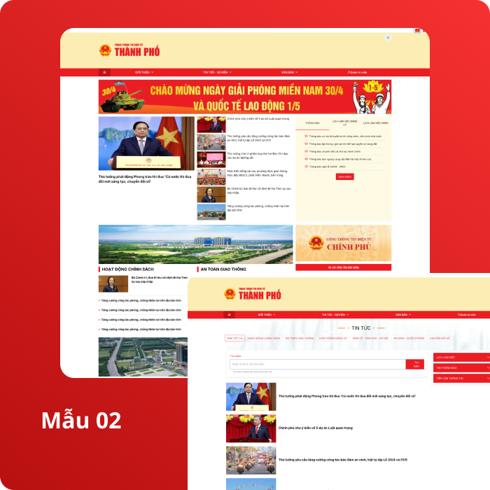 Theme Template Mẫu 02