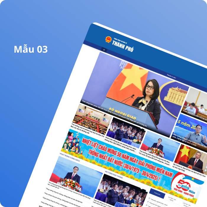 Theme Template Mẫu 03